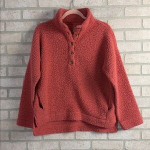 Aerie Sherpa pull over top oversized XS